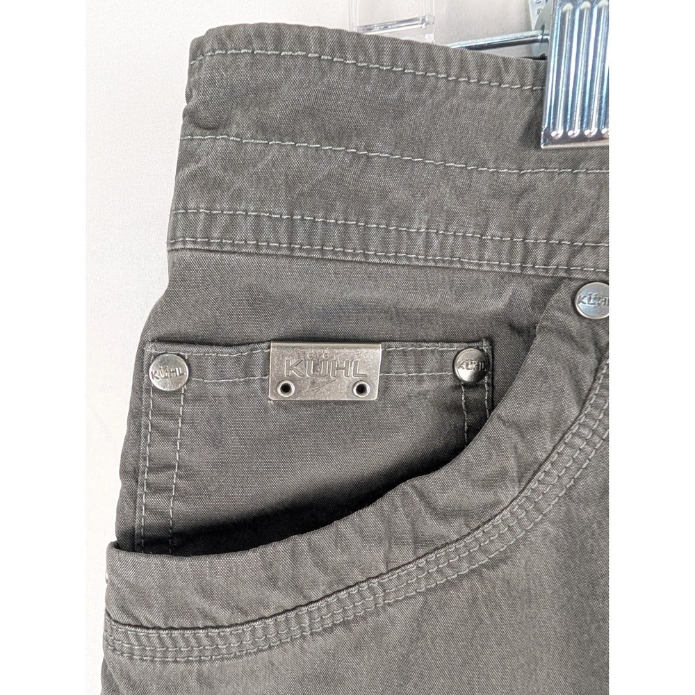 Kuhl Pants Mens 36x32 Gray Hiking Outdoor Stretch Articulated Knees Trail - Picture 3 of 7